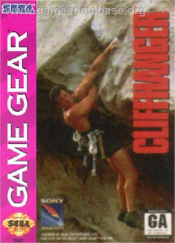 Cover Cliffhanger for Game Gear