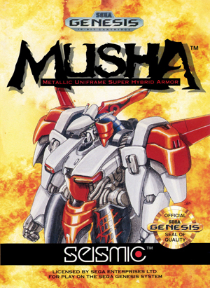 Cover M.U.S.H.A for Genesis - Mega Drive