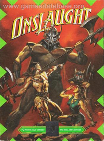Cover Onslaught for Genesis - Mega Drive
