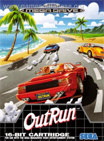 Cover OutRun for Genesis - Mega Drive