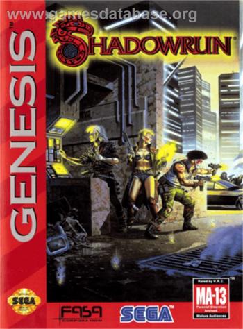 Cover Shadowrun for Genesis - Mega Drive