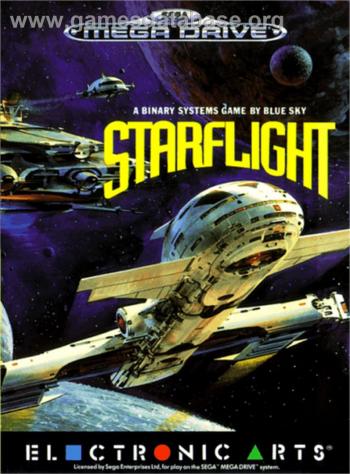 Cover Starflight for Genesis - Mega Drive