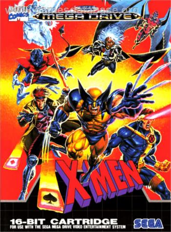 Cover X-Men for Genesis - Mega Drive