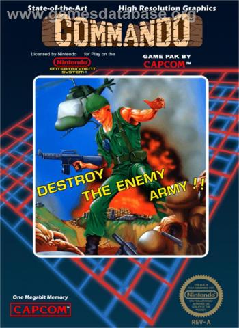 Cover Commando for NES