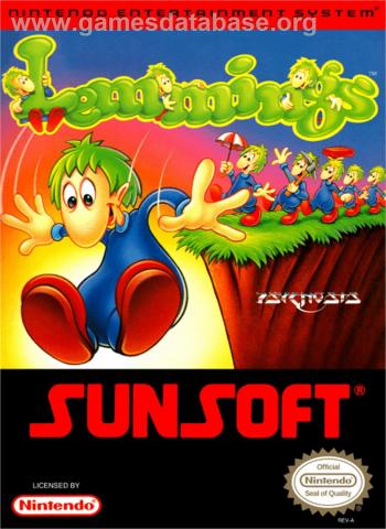 Cover Lemmings for NES