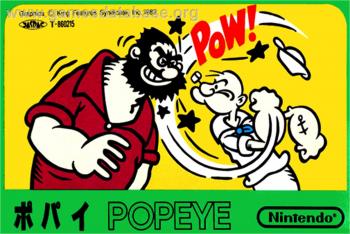 Cover Popeye for NES
