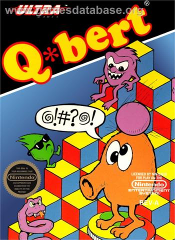Cover Q-bert for NES
