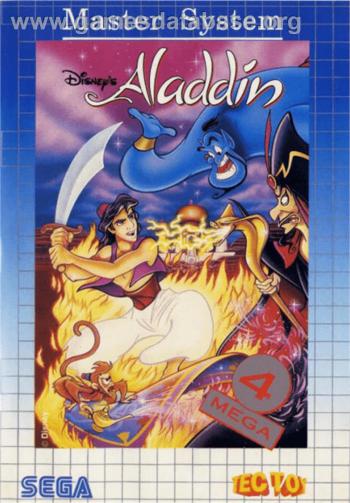 Cover Aladdin for Master System II