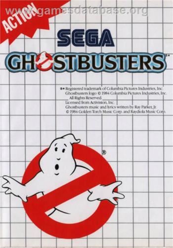 Cover Ghostbusters for Master System II