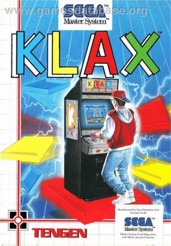 Cover Klax for Master System II