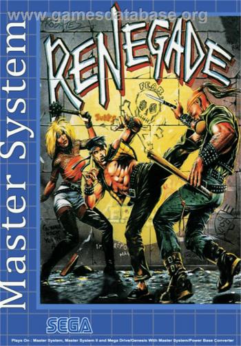 Cover Renegade for Master System II