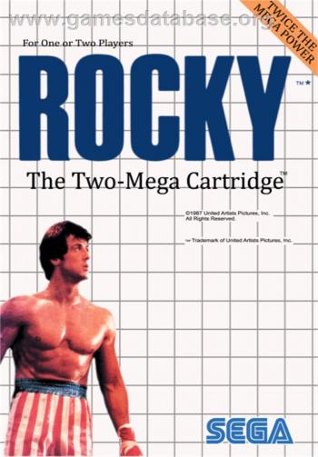 Cover Rocky for Master System II
