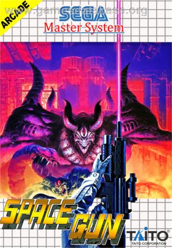Cover Spacegun for Master System II