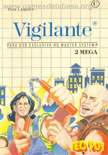 Cover Vigilante for Master System II