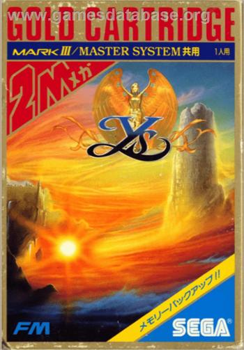 Cover Ys for Master System II