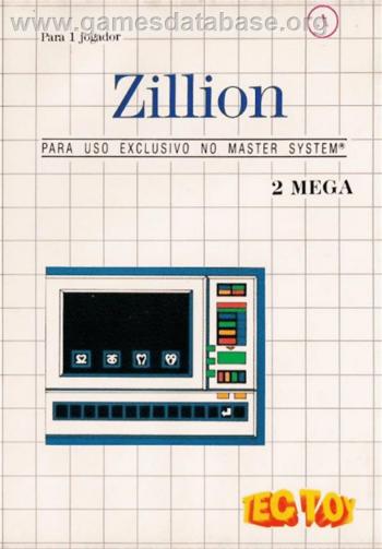 Cover Zillion for Master System II