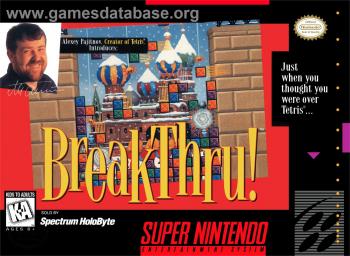 Cover BreakThru! for Super Nintendo